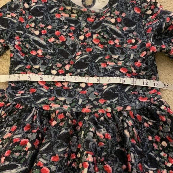 Fall/Winter dress, navy with pink - Picture 8 of 8